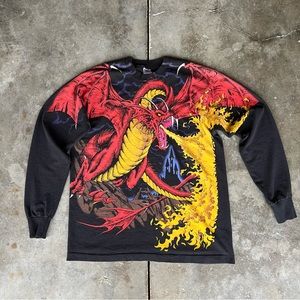 1993 Liquid Blue Dragon Knight OG 90s Longsleeve.